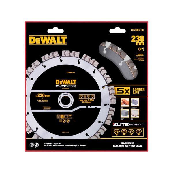 DeWALT segmenterad diamantkapskiva 230 mm DT20462