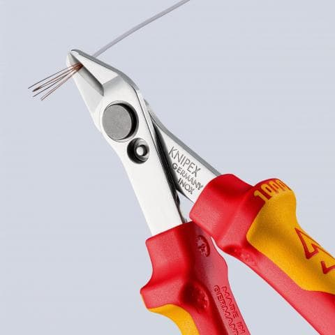 Knipex VDE precisionsavbitare för elektronik 125 mm