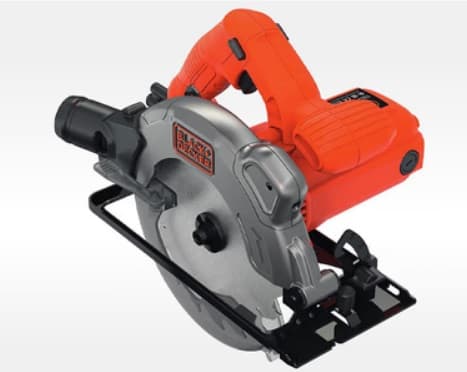 BLACK+DECKER Cirkelsåg 1250 W med laser CS1250LA