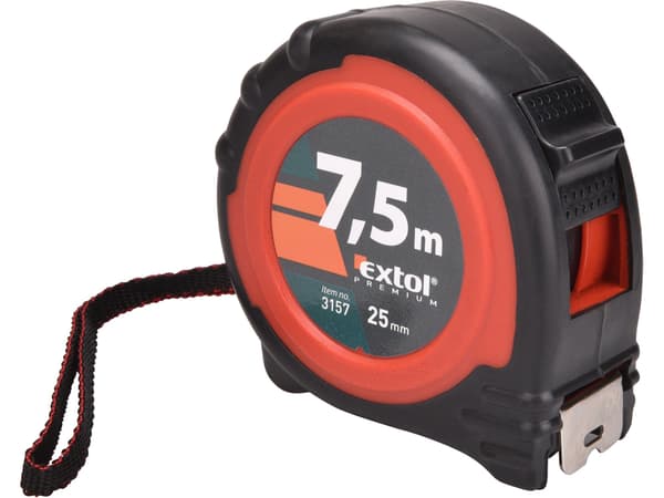 EXTOL PREMIUM Måttband, 7,5 m, 25 mm