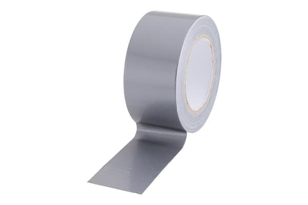 LEVIOR Förstärkt textiltejp 30 mm x 10 m, silver 38965.01