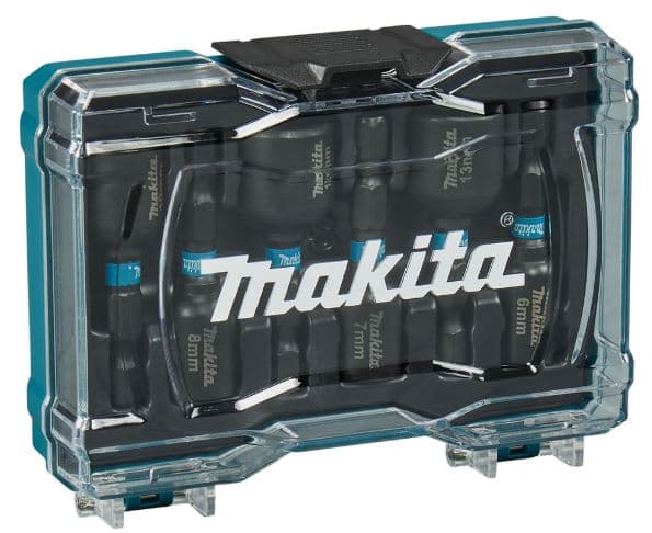 MAKITA torsionsbitsats 1/4" Impact Black, 6 delar, i plastbox E-15768