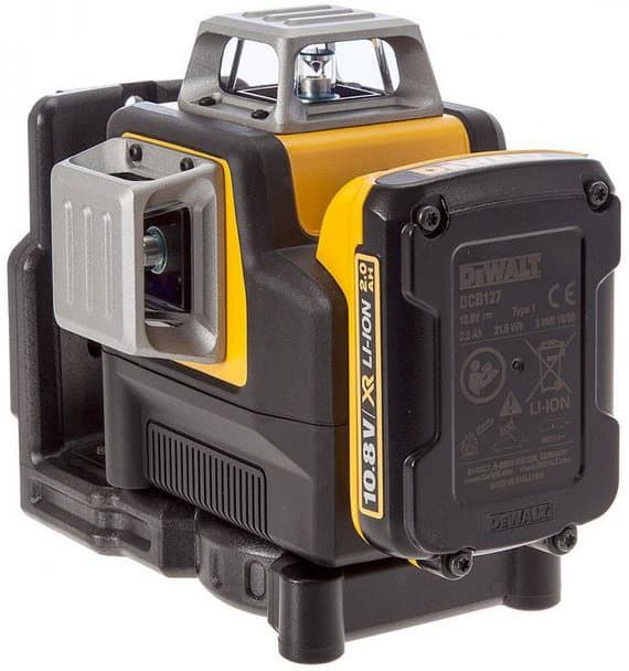 DeWALT Krysslaser 3 x 360° röd laser DCE089D1R