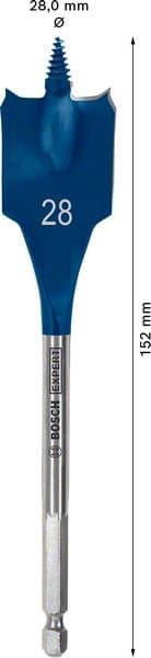 BOSCH EXPERT Self Cut Speed flatborr 28 x 152 mm, 1 st.