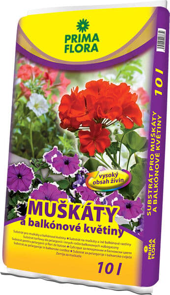 Substrat til pelargonier og altanblomster 10 L
