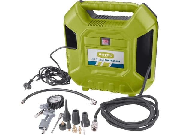 EXTOL CRAFT kompresor bezolejový, 1100W 418102