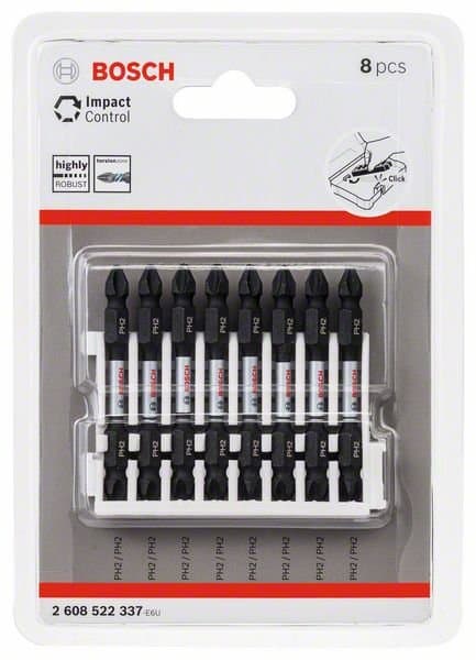 Bosch Impact Control -ruuvauskärkisarja, 8 kpl, 2608522337