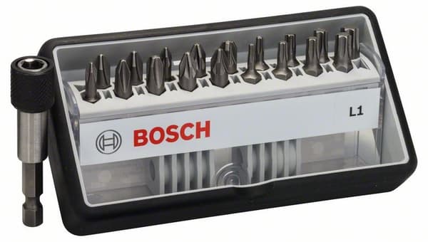 BOSCH Robust Line ruuvauskärkisarja 18+1 kpl, Extra-Hart