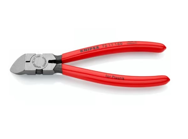 KNIPEX sidavbitare för plast, 160 mm