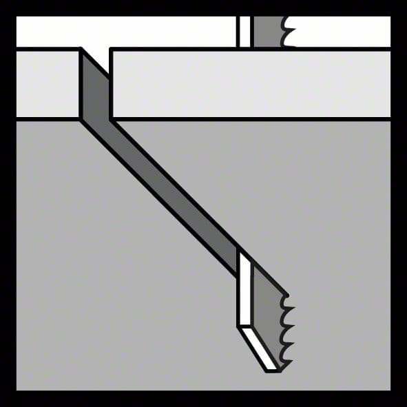 BOSCH sticksågblad T102H, HCS, 3-pack 2608667445