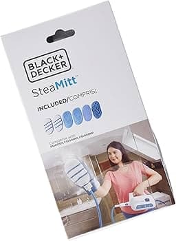 BLACK+DECKER SteaMitt -mikrokuituliinasetti, 5 kpl