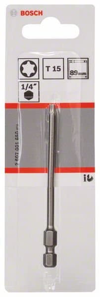Bosch Extra-Hart ruuvauskärki T15, 89 mm