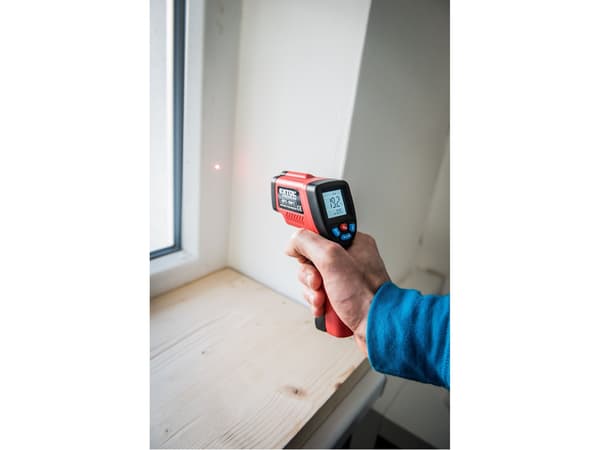 EXTOL PREMIUM berøringsfrit IR-termometer til industri, -50 til 550 °C, 8831302