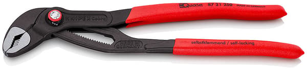 KNIPEX Cobra QuickSet putkipihdit, 250 mm