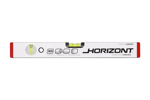 HORIZONT vattenpass 300 mm, 2 libeller, 0,5 mm/m