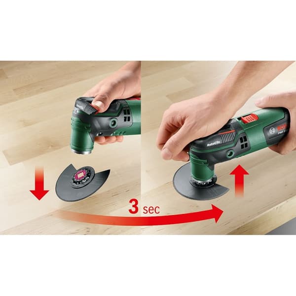 Bosch PMF 250 CES multifunktionsværktøj, 250 W, med Starlock og AutoClic-system