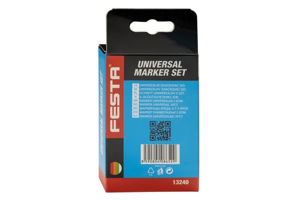 FESTA Universalmärkpenna 120 mm, 5-pack mixfärger
