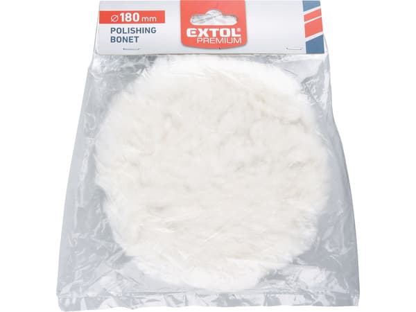EXTOL PREMIUM polertrissa, Ø 180 mm, fårull 8892500B