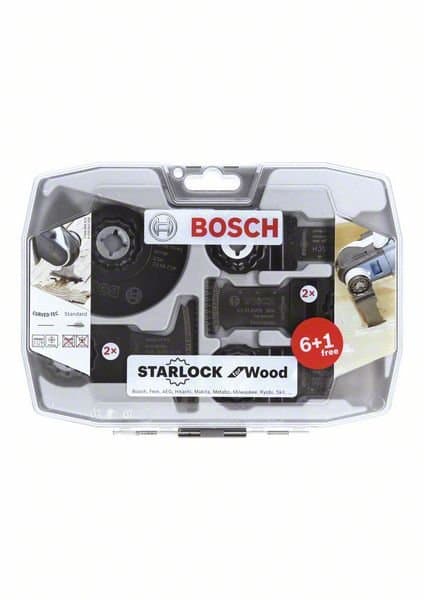 BOSCH Starlock-sats för trä 6+1 2608664623