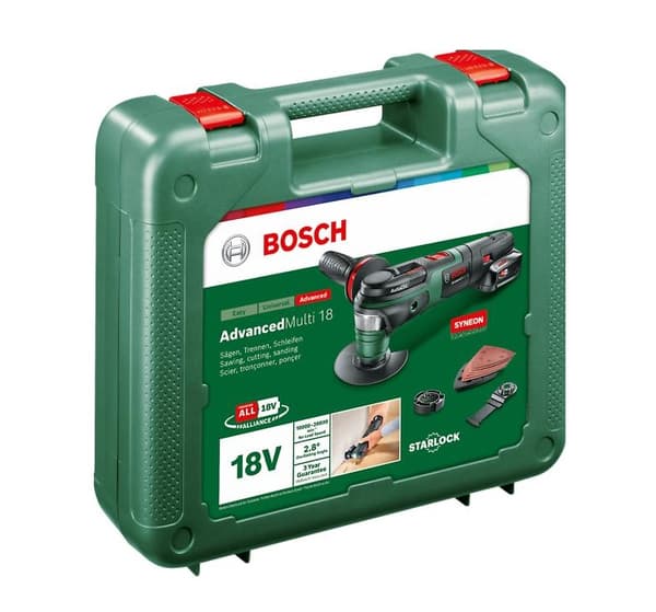 Bosch Akku-multifunktionsværktøj AdvancedMulti 18 sæt 0603104001