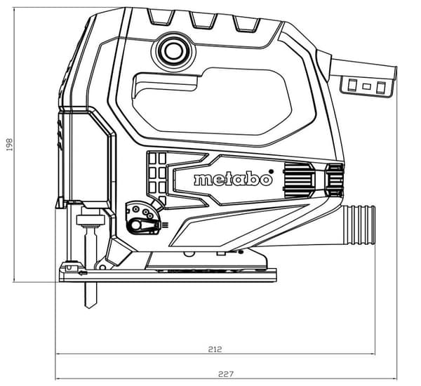 Metabo STEB 65 Quick - pistosaha 601030500
