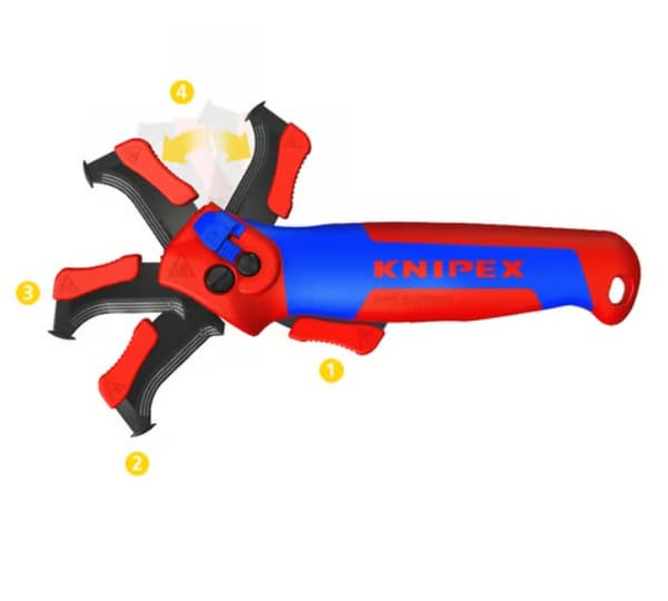 KNIPEX avisoleringskniv med glidsko 1650145SB