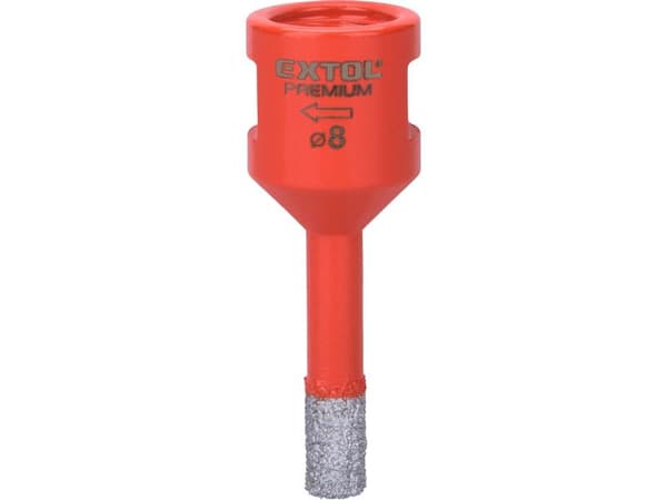 EXTOL PREMIUM timanttikuppiterä 8 mm M14, 8801860