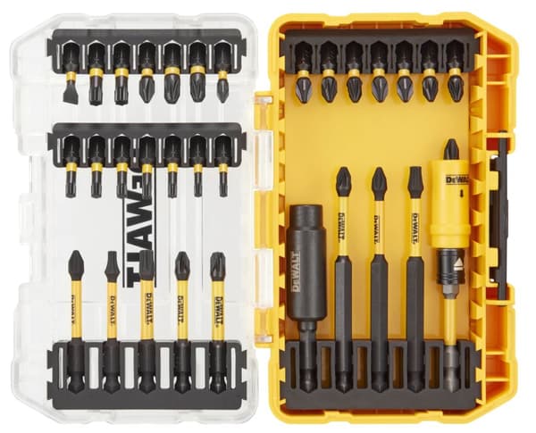 DeWALT FLEXTORQ bitsats med magnetisk bitshållare, 32 delar DT70743T