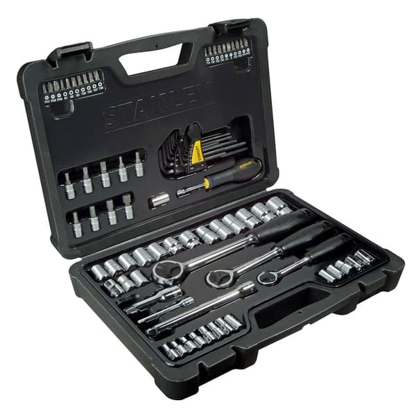 Stanley 80-delars hyls- och bitsats 1/4", 3/8" och 1/2" STHT0-73930