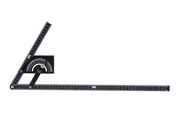 LEVIOR Vinkelmätare 230 x 500 mm, 0–180°, låsbar