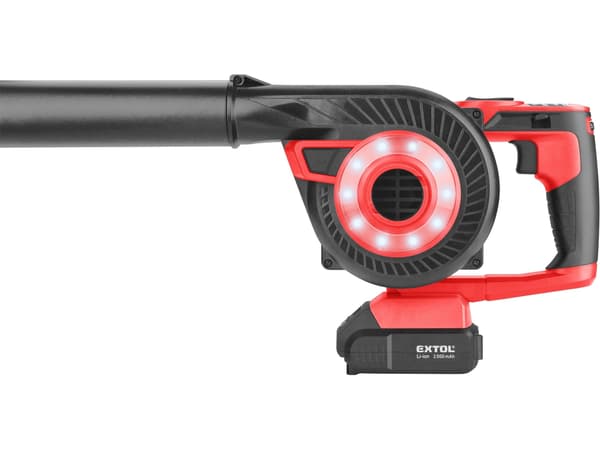 EXTOL PREMIUM 2-i-1 batteridriven lövblås/sug SHARE20V, 20 V Li-ion, 2000 mAh