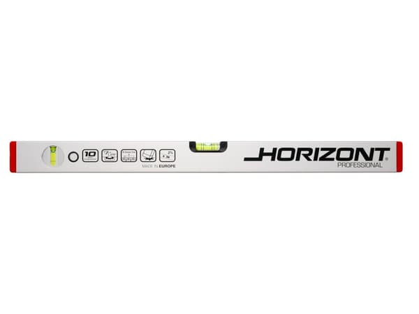 HORIZONT vattenpass 600 mm, 2 libeller, hög precision, 15006.01
