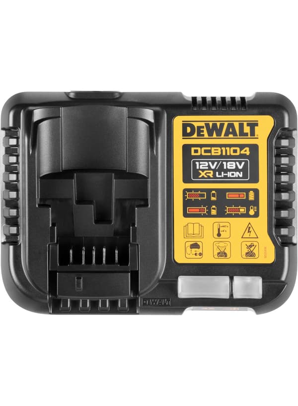 DEWALT oplader 240V DCB1104 til XR 10,8-18V batterier
