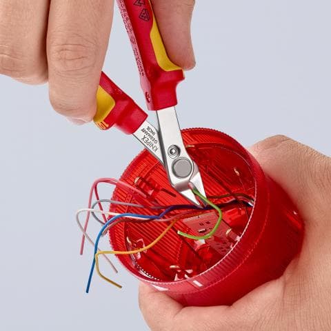 Knipex VDE precisionsavbitare för elektronik 125 mm