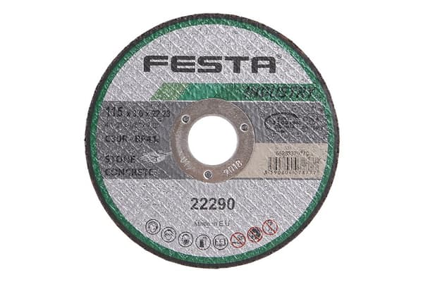 FESTA INDUSTRY kapskiva för sten, 115x3x22,2 mm