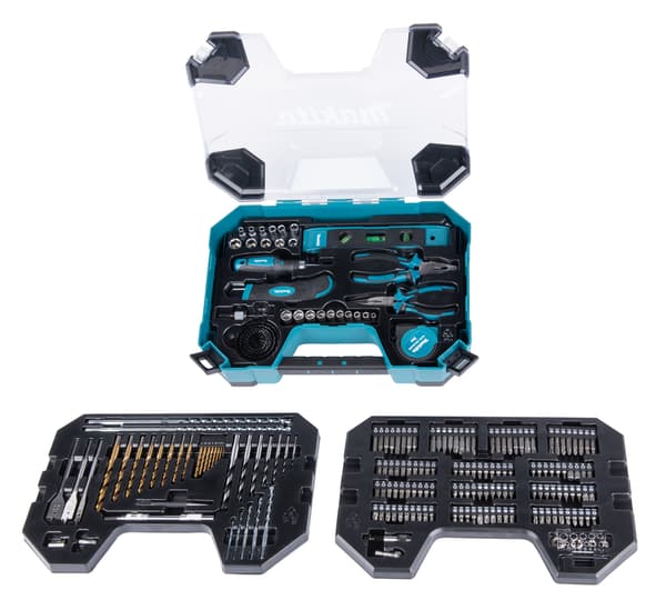Makita bits- og borbitsæt 200 dele i plastkuffert E-22610