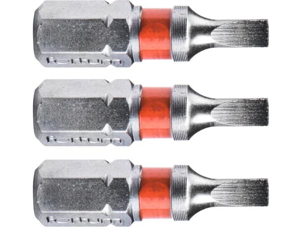 FORTUM flad bitsæt, 3 dele, 3 x 25 mm, S2 4741103