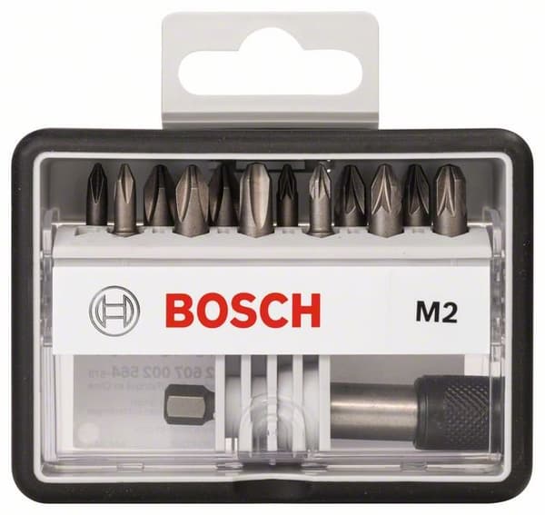 BOSCH 12+1-delars skruvbitsats Robust Line 2607002564