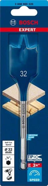 BOSCH EXPERT flatborr SelfCut Speed 32 x 152 mm, 1 st.