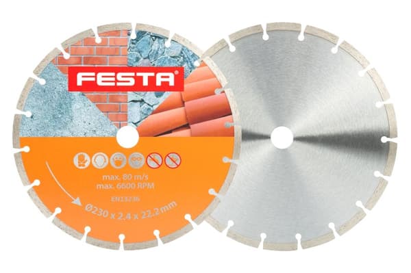 FESTA segmenterad diamantklinga 230x2,6x22,2 mm 21323.01