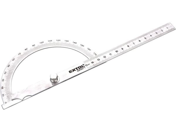 EXTOL buet gradskive i rustfrit stål, 0-180°, 925102