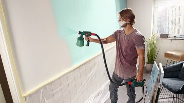 Bosch PFS 2000 färgspruta, 800 ml, för vägg- och träfärg
