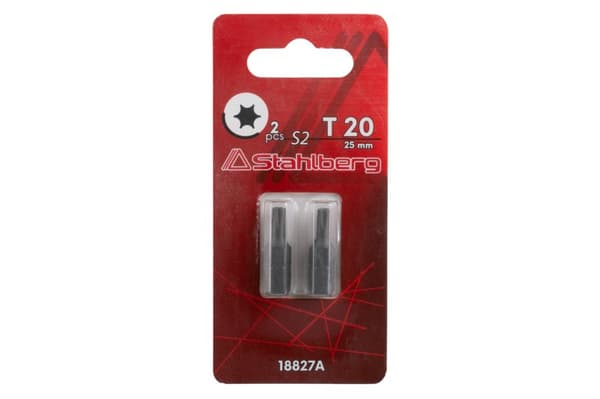 LEVIOR STAHLBERG T20-bitit 25 mm S2, 2 kpl