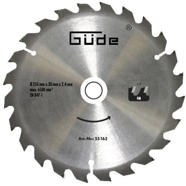 GÜDE savklinge 254 x 30 mm, 24 tænder 55163