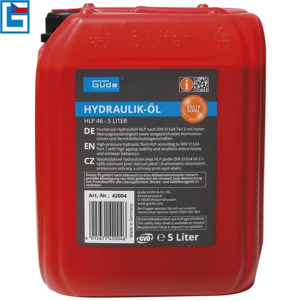 GÜDE Hydraulolja HLP 46, 5 l