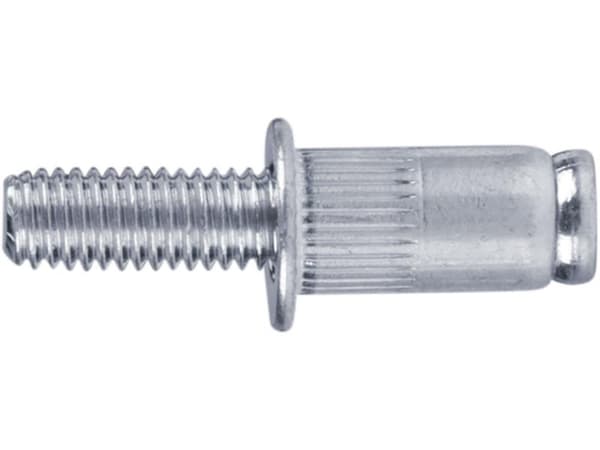 FORTUM Nitmuttrar i stål, 50-pack, M5 x 12 mm