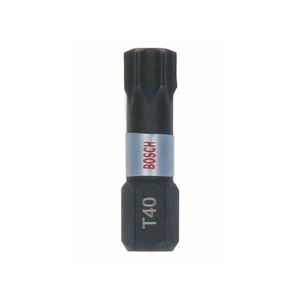 BOSCH Impact bitsats T40 25 mm, 25 st, Tic Tac 2607002808