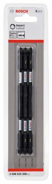 BOSCH skruvbitsset Impact Control, 3 delar 2608522358