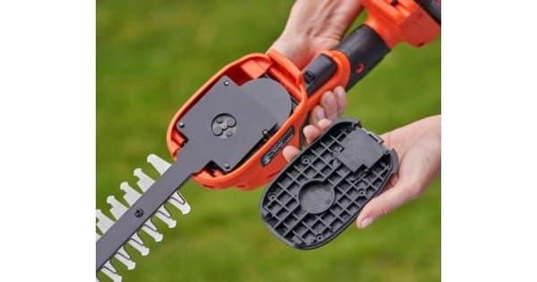 BLACK+DECKER Batteridriven gräs- och häcksax 18 V BCSS18D1, 2 Ah, PowerConnect