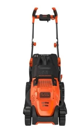 BLACK+DECKER elektrisk plæneklipper 1400W BEMW461BH, 34 cm, 40 l, EasySteer, E-DRIVE